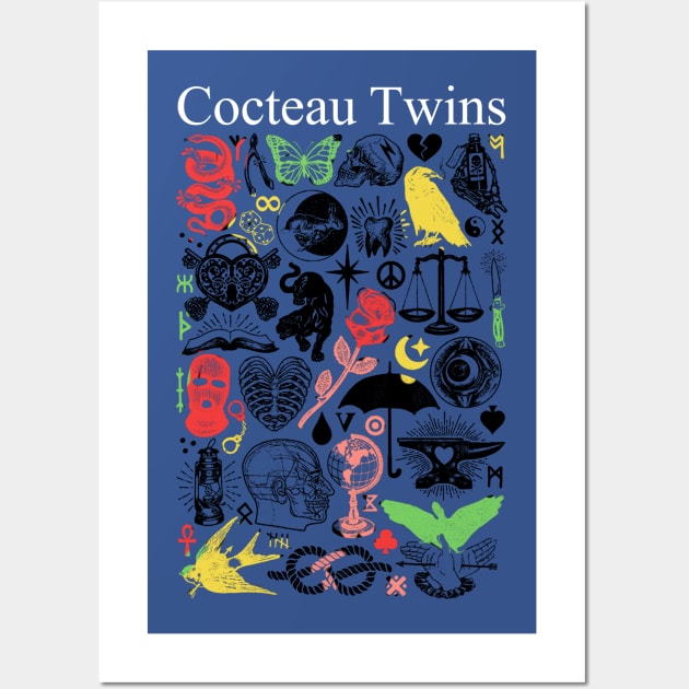 Cocteau twins // fanart Wall Art by psninetynine